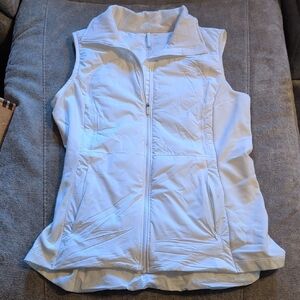 White Zip-Up Vest